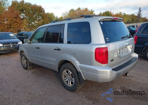 2003 Honda Pilot Ex-L из США, поврежденный, VIN 2HKYF18533H527576